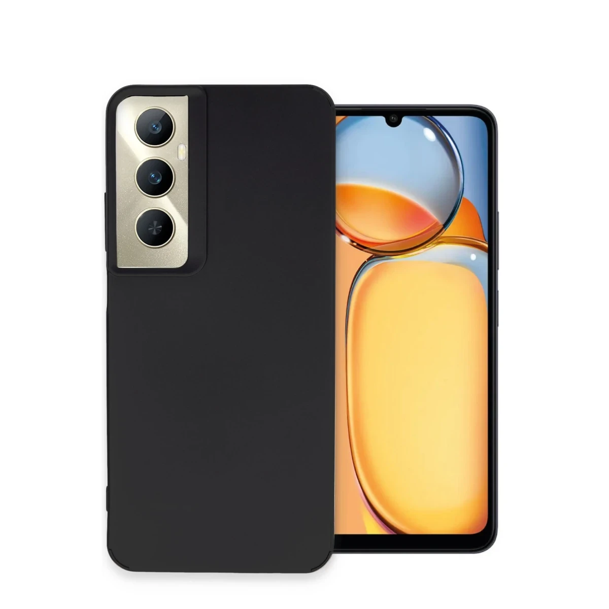 Newface Realme C65 Kılıf Petro Silikon - Siyah — görsel 4