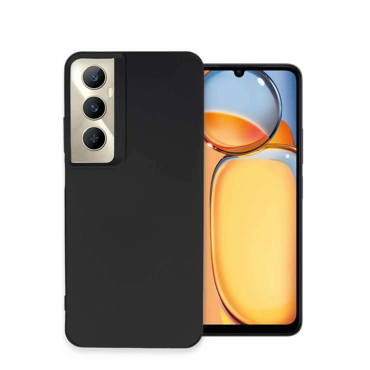 Newface Realme C65 Kılıf Petro Silikon - Siyah — görsel 7