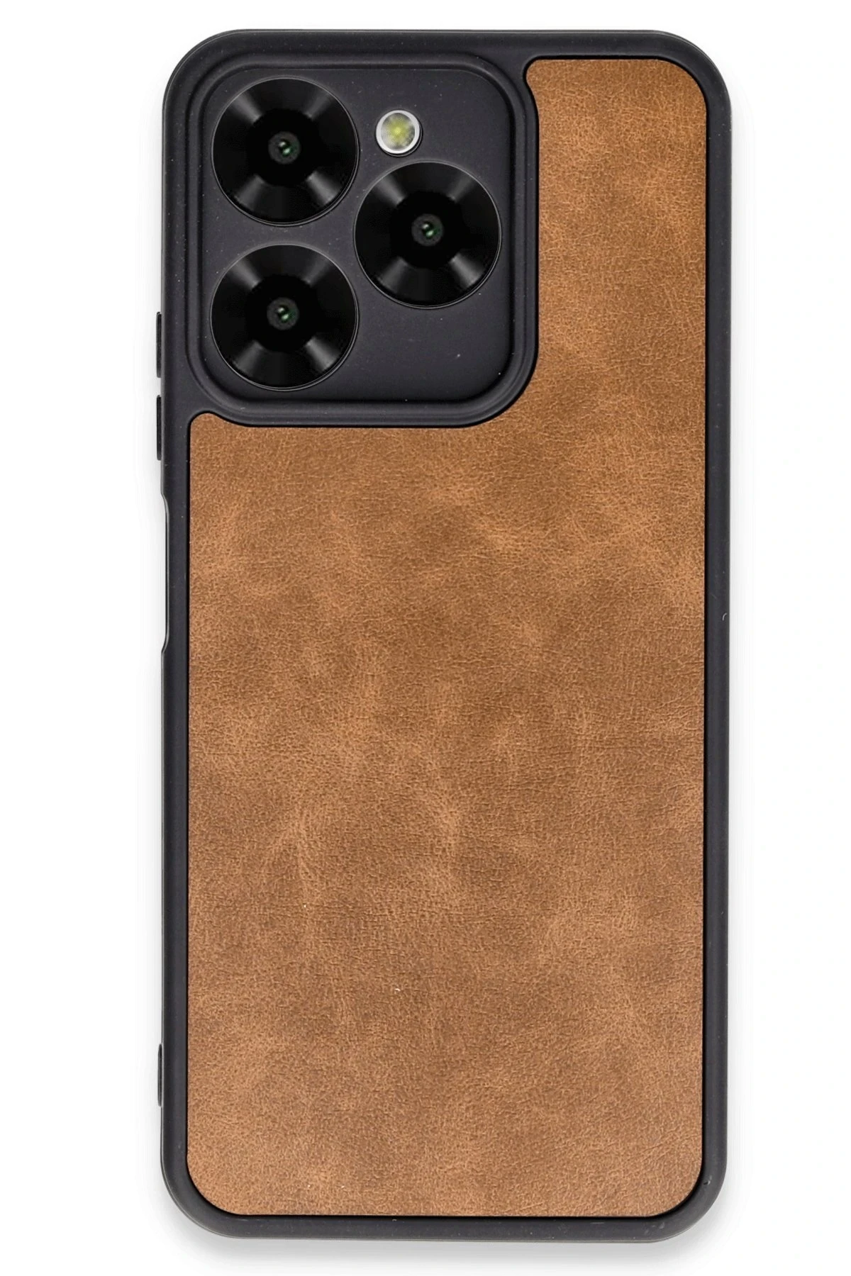 Newface General Mobile Era 50 Kılıf Aras Deri Kapak - Taba