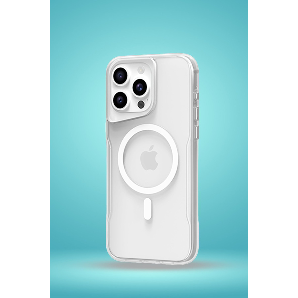 Newface Apple iPhone 16 Pro Max Kılıf PC Poso Magsafe Kapak - Şeffaf — görsel 9