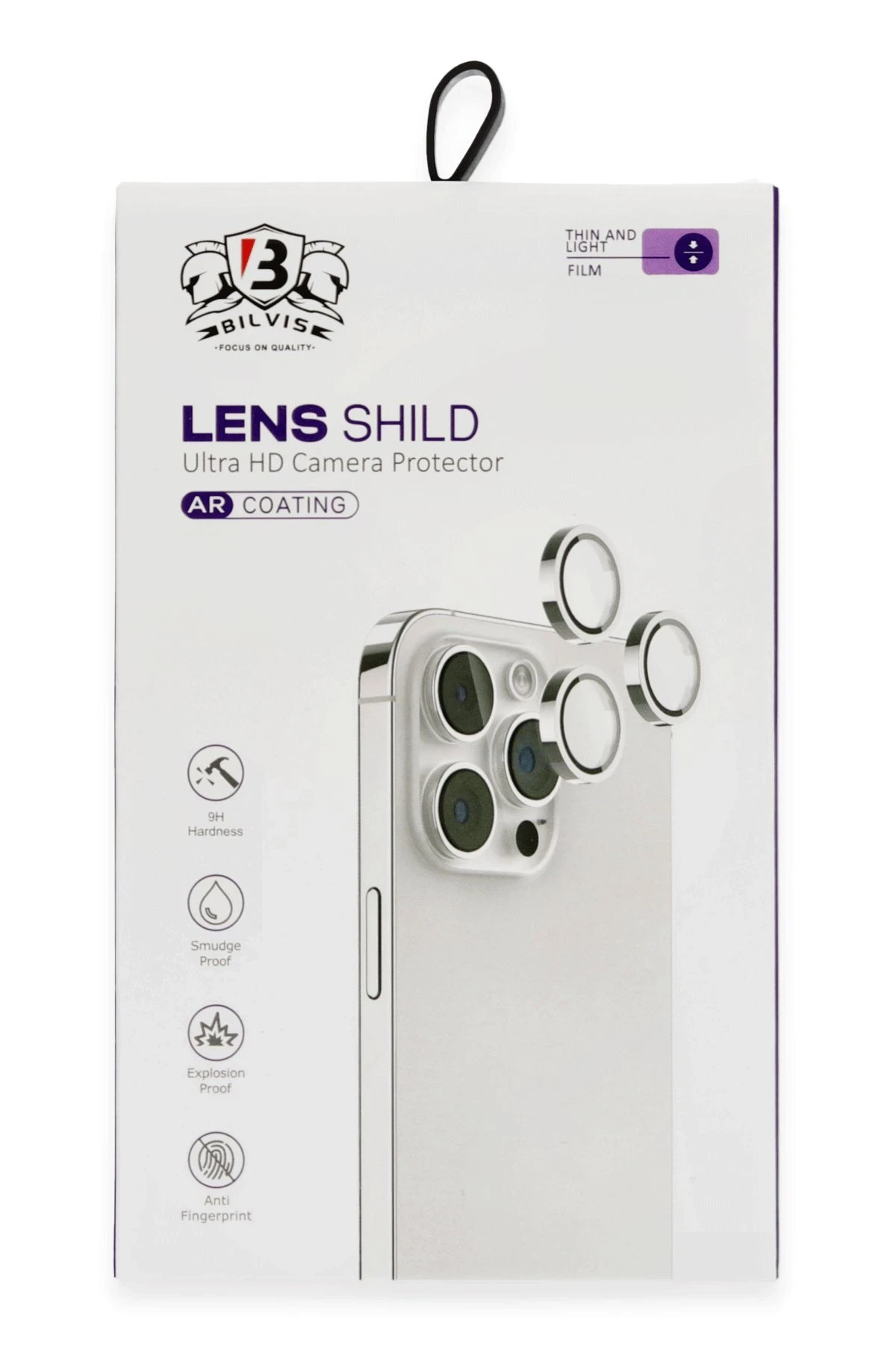 Newface iPhone 16 Bilvis Titan Kamera Lens - Siyah