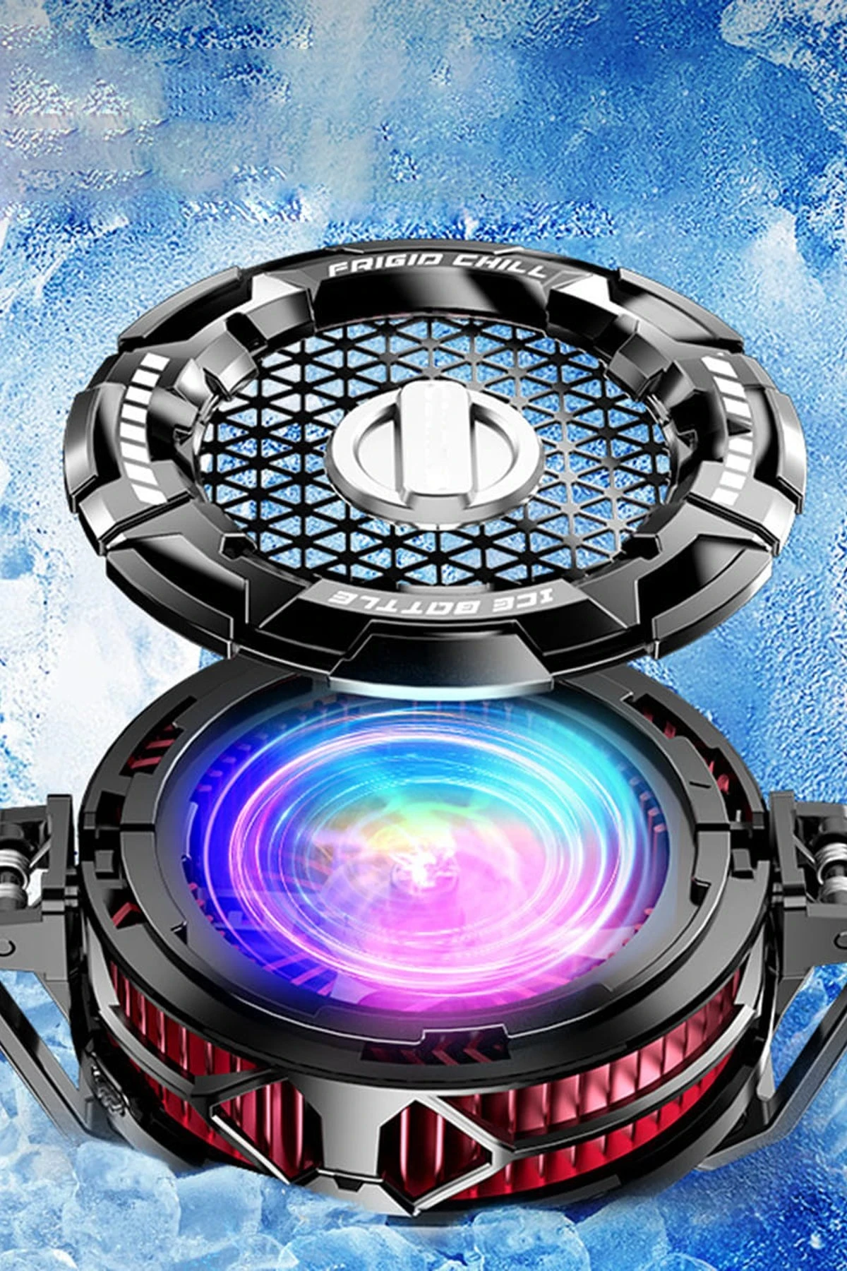 Newface FS02 27W RGB Radyatör Telefon Soğutucu Fan - Siyah — görsel 2