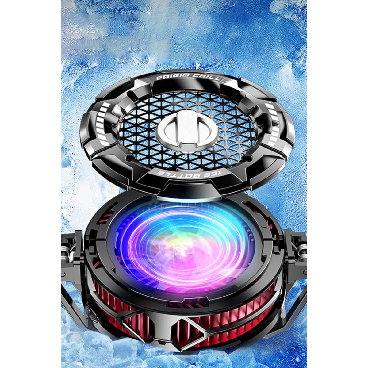 Newface FS02 27W RGB Radyatör Telefon Soğutucu Fan - Siyah — görsel 6