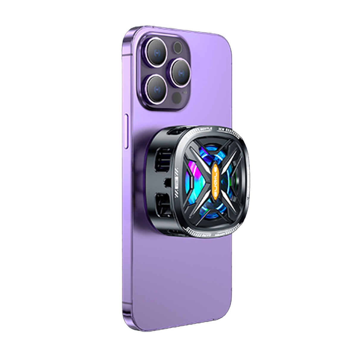 Newface FS05 15W RGB Radyatör Telefon Soğutucu Fan - Siyah — görsel 8