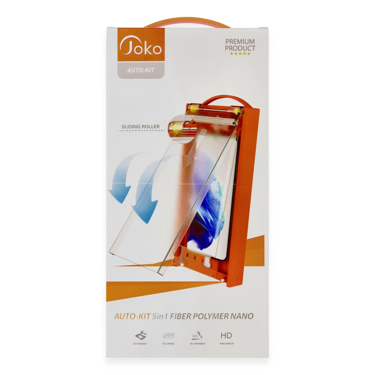 Joko Samsung Galaxy S22 AutoKit 5in1 Fiber Polymer Nano Ekran Koruyucu — görsel 4