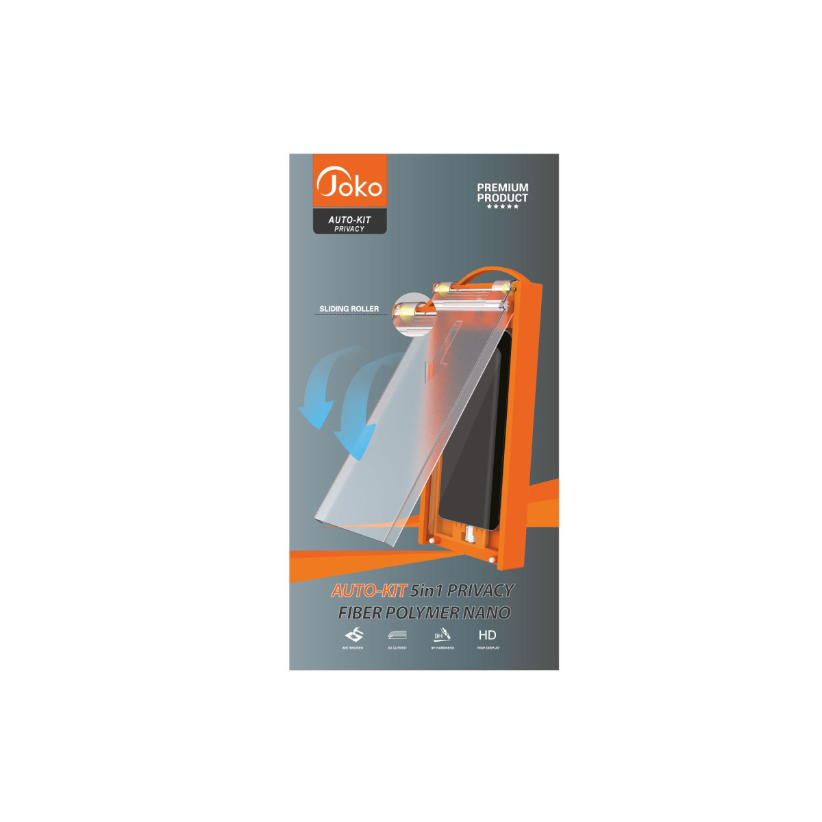 Joko Samsung Galaxy S21 Ultra AutoKit 5in1 Fiber Hayalet Polymer Nano Ekran Koruyucu — görsel 7