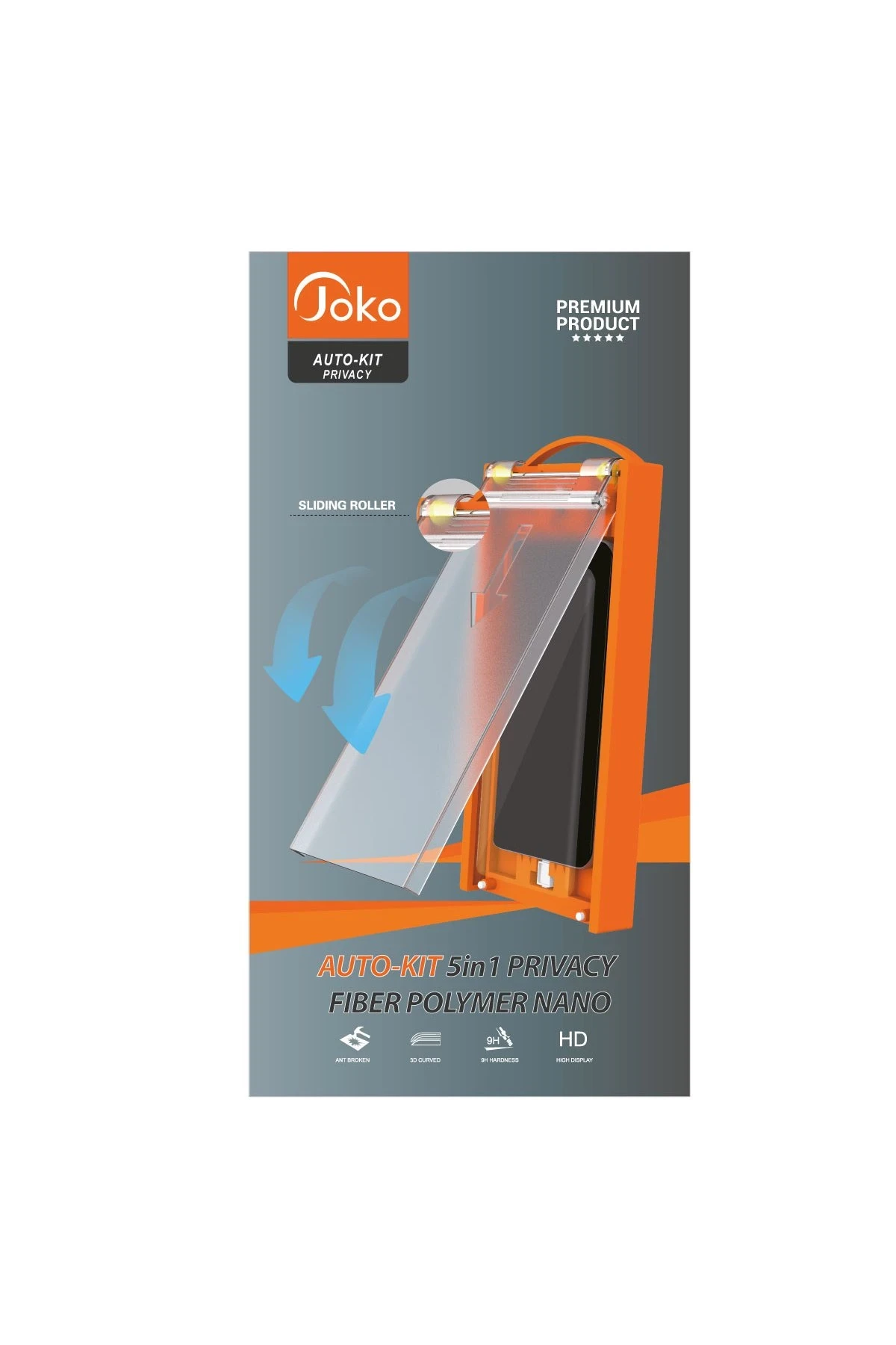 Joko Samsung Galaxy S23 Ultra AutoKit 5in1 Fiber Hayalet Polymer Nano Ekran Koruyucu