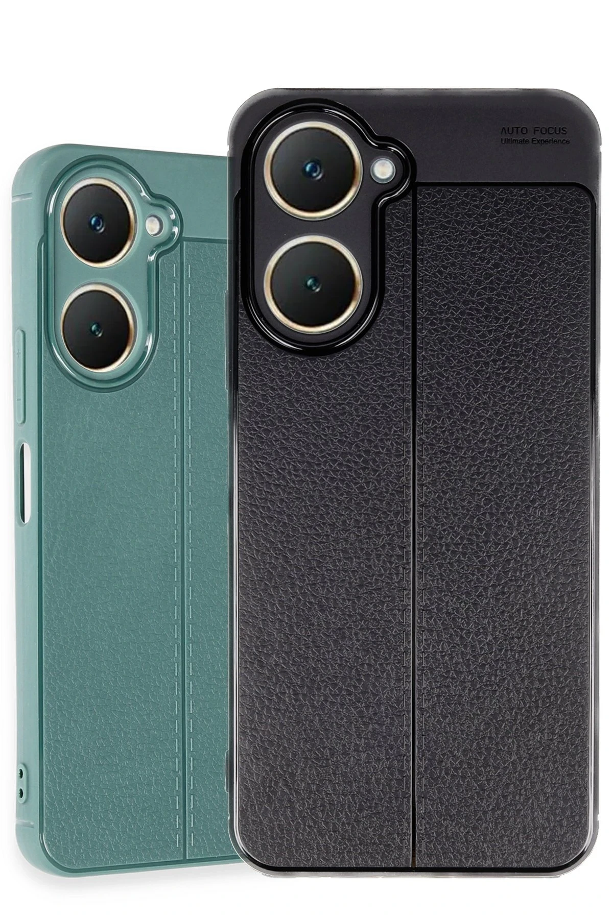 Newface Vivo Y18 Kılıf Auto Focus Kapak - Koyu Yeşil