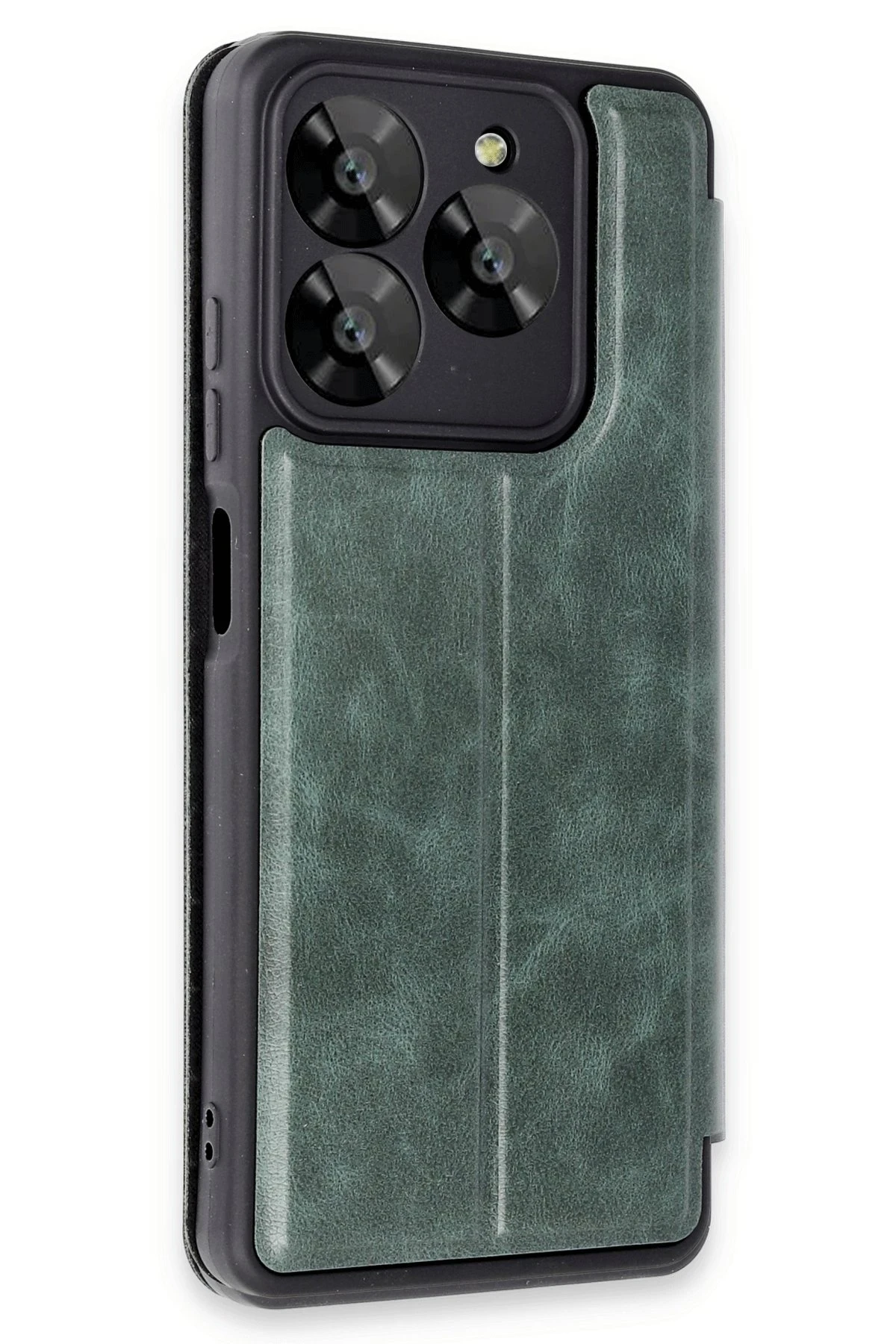Newface General Mobile Era 30 Kılıf Flip Cover - Koyu Yeşil
