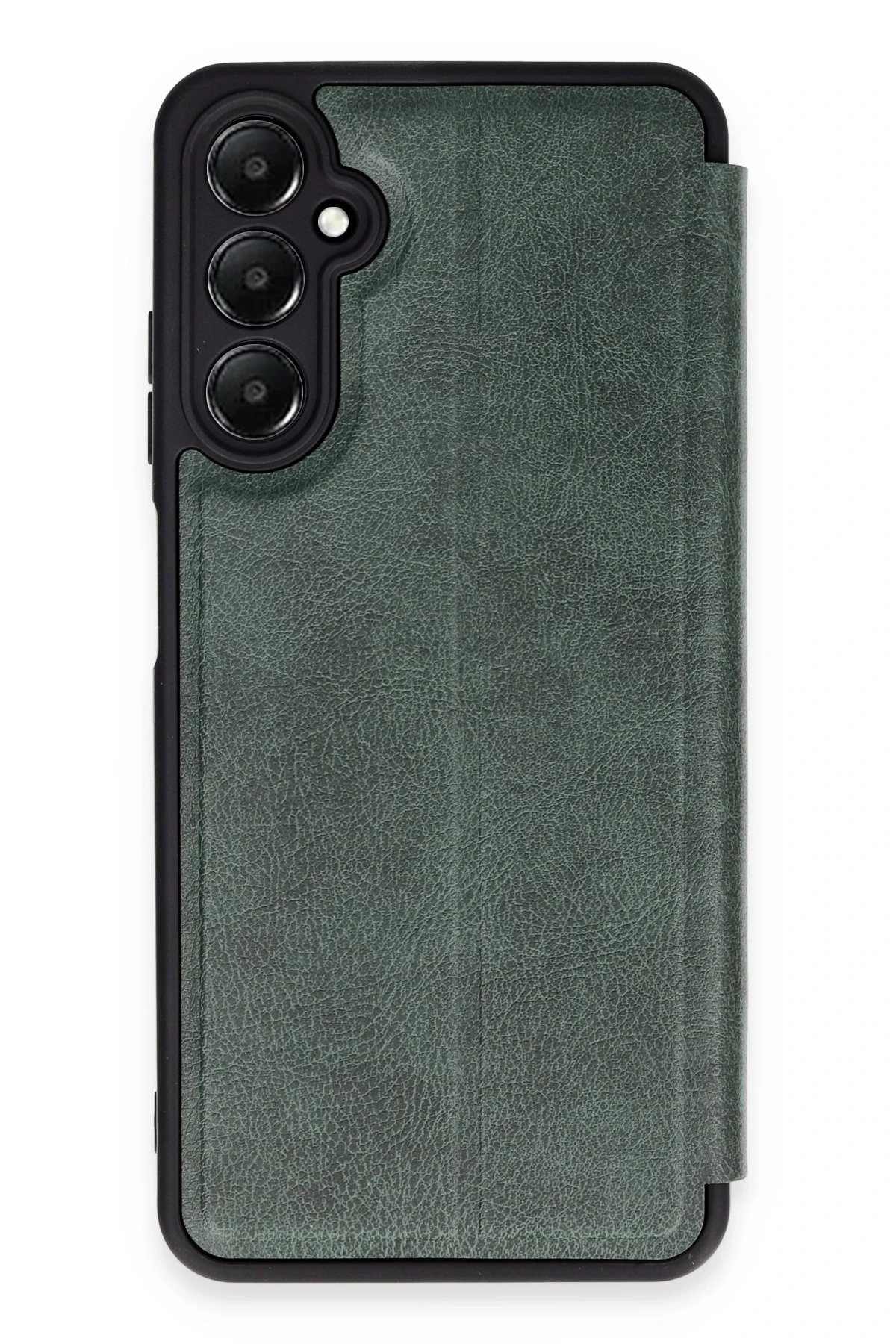 Newface Samsung Galaxy A55 5G Kılıf Flip Cover - Koyu Yeşil