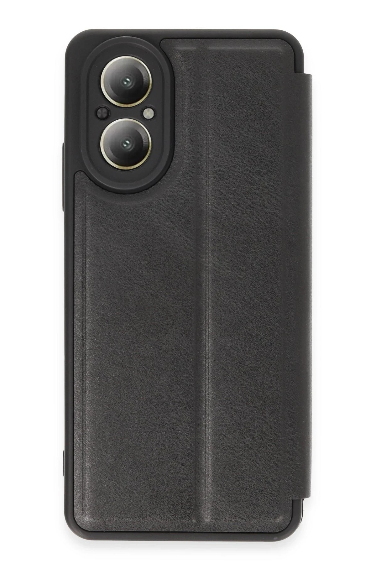 Newface Realme 12 Lite Kılıf Flip Cover - Siyah