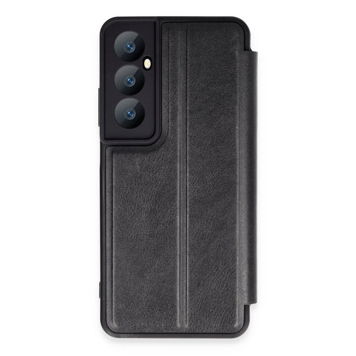 Newface Realme C65 Kılıf Flip Cover - Siyah — görsel 5