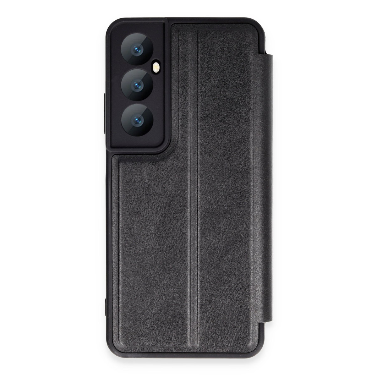Newface Realme C65 Kılıf Flip Cover - Siyah — görsel 9