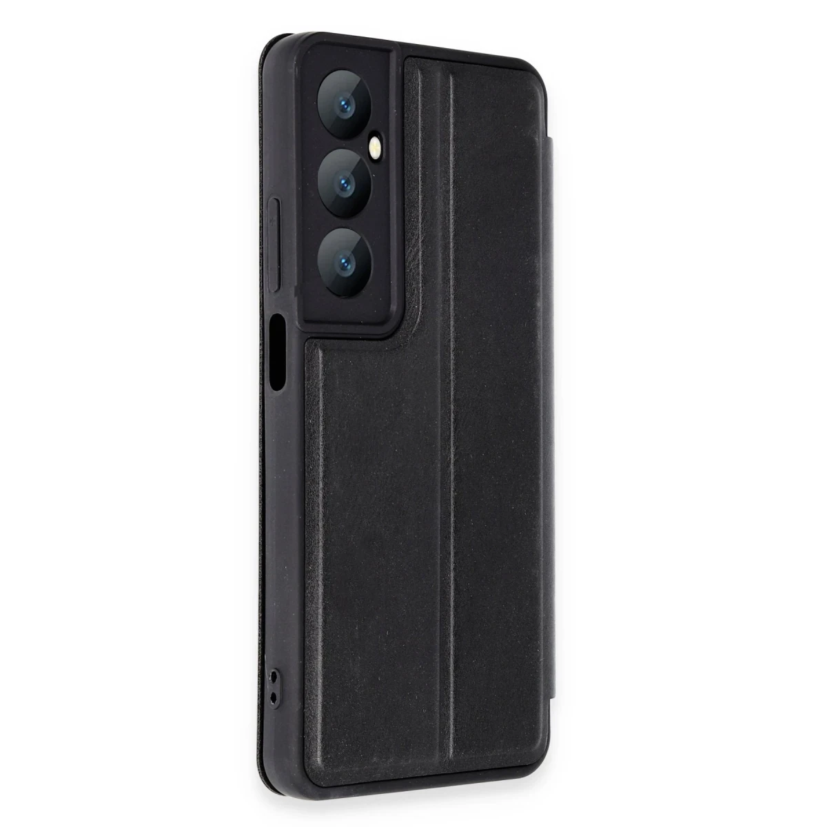 Newface Realme C65 Kılıf Flip Cover - Siyah — görsel 6