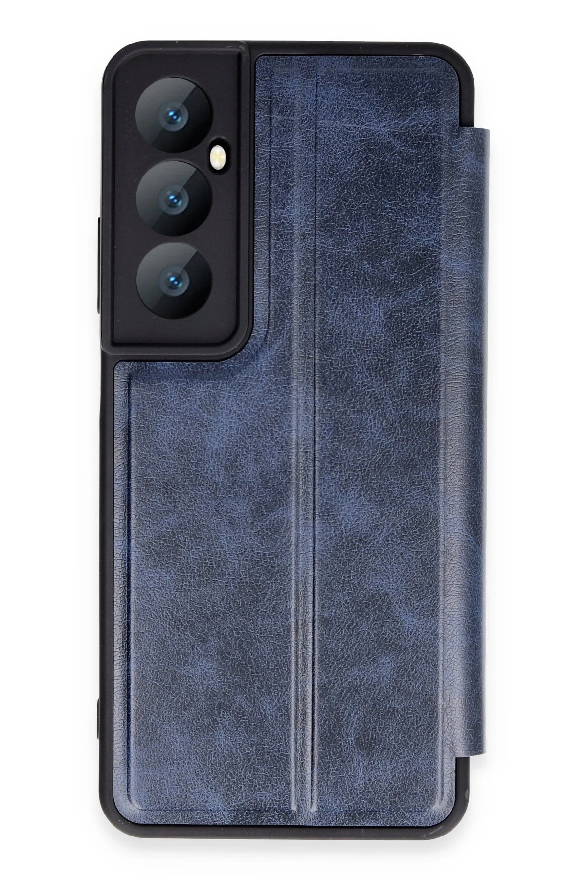 Newface Realme C65 Kılıf Flip Cover - Lacivert