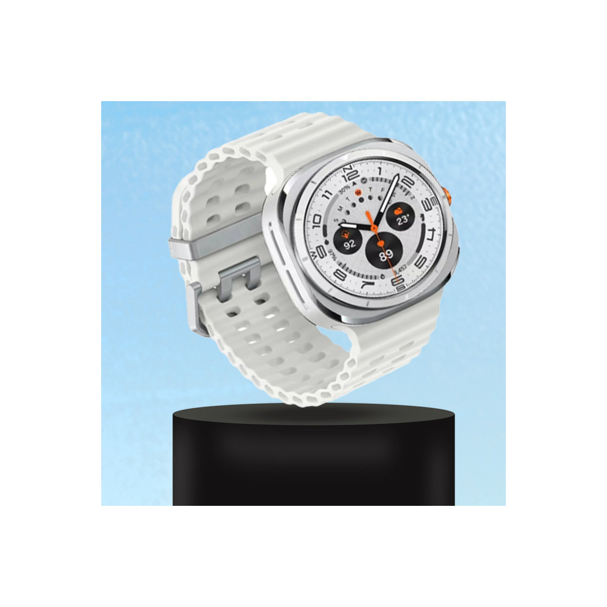 Newface Watch 7 Ultra KR417 Rug Silikon Kordon - Siyah — görsel 8