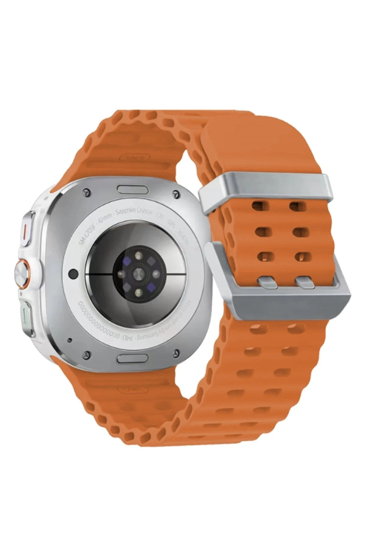 Newface Watch 7 Ultra KR417 Rug Silikon Kordon - Turuncu