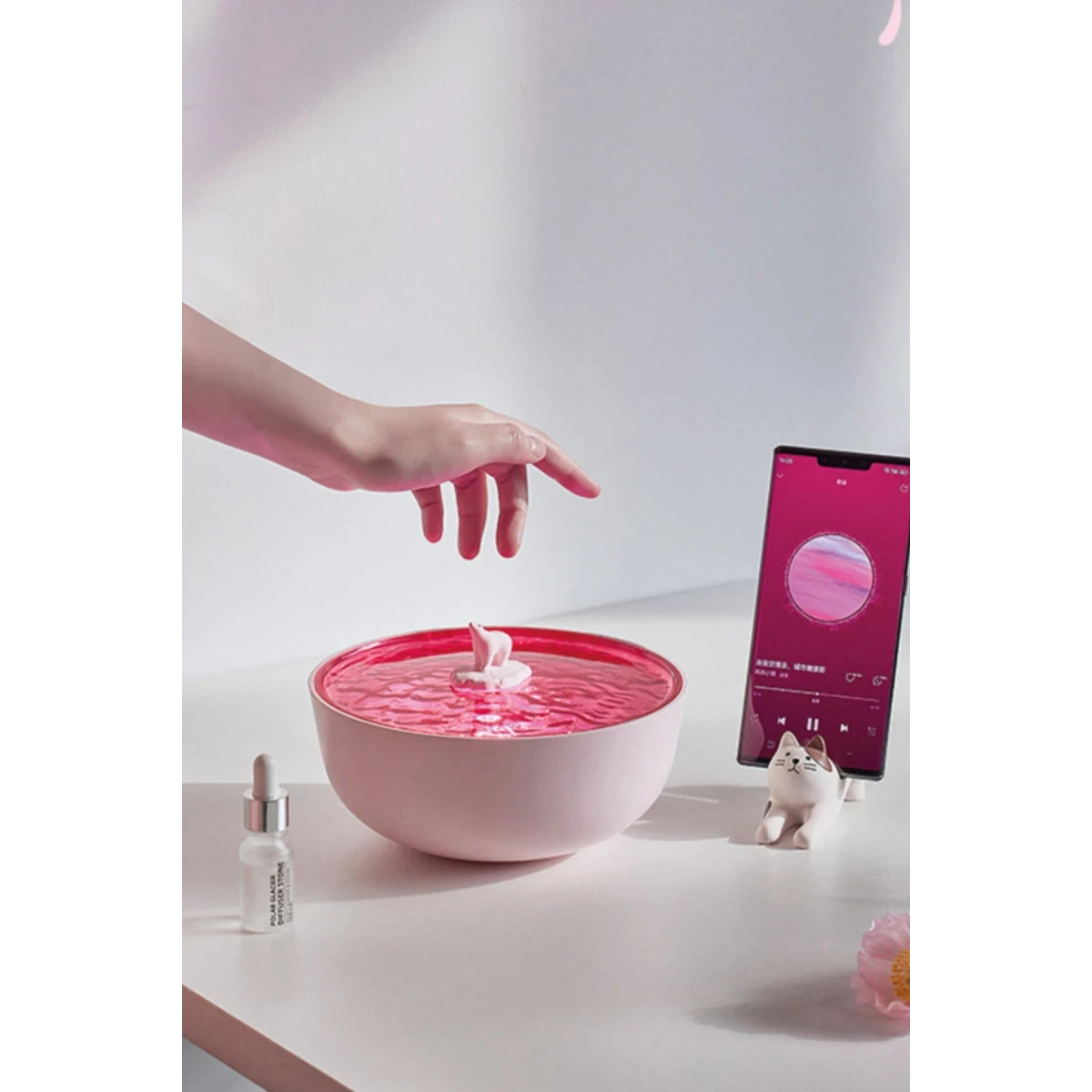 Newface Z5 Arktik Okyanus Temalı BT Kablosuz Hoparlör - Pembe — görsel 8