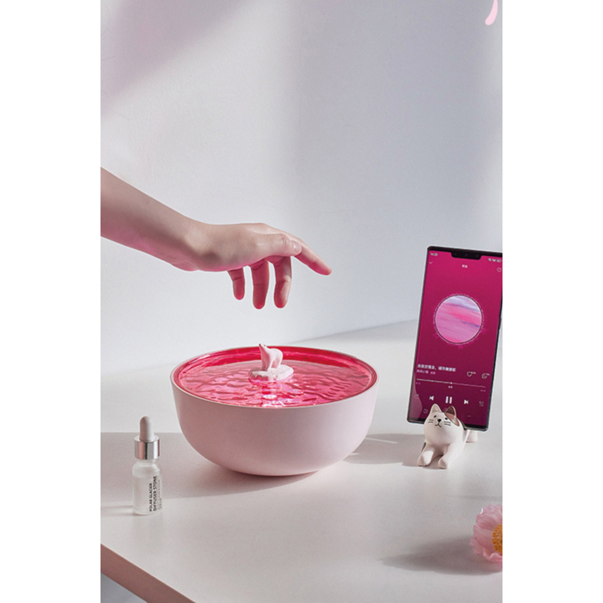 Newface Z5 Arktik Okyanus Temalı BT Kablosuz Hoparlör - Pembe — görsel 12