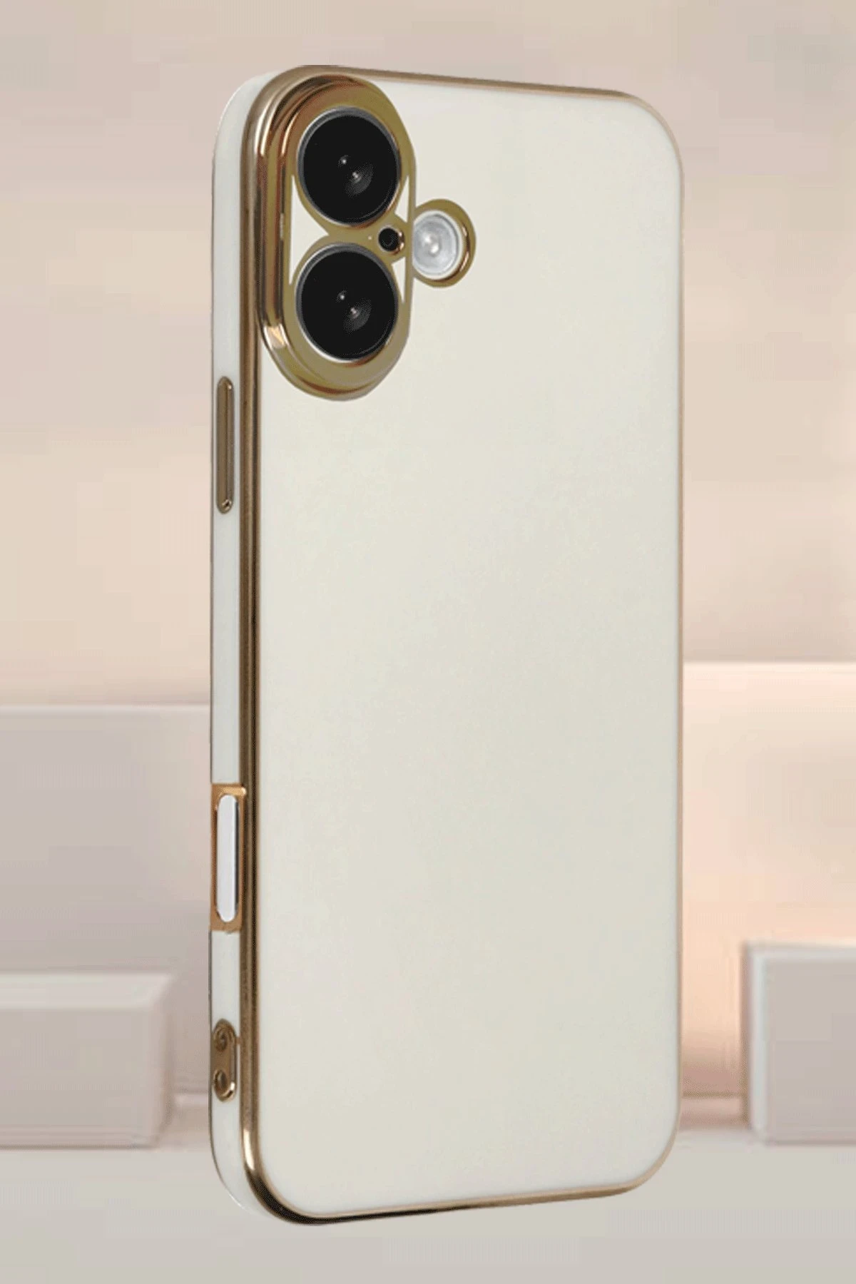 Newface iPhone 16 Kılıf Volet Silikon - Kırmızı