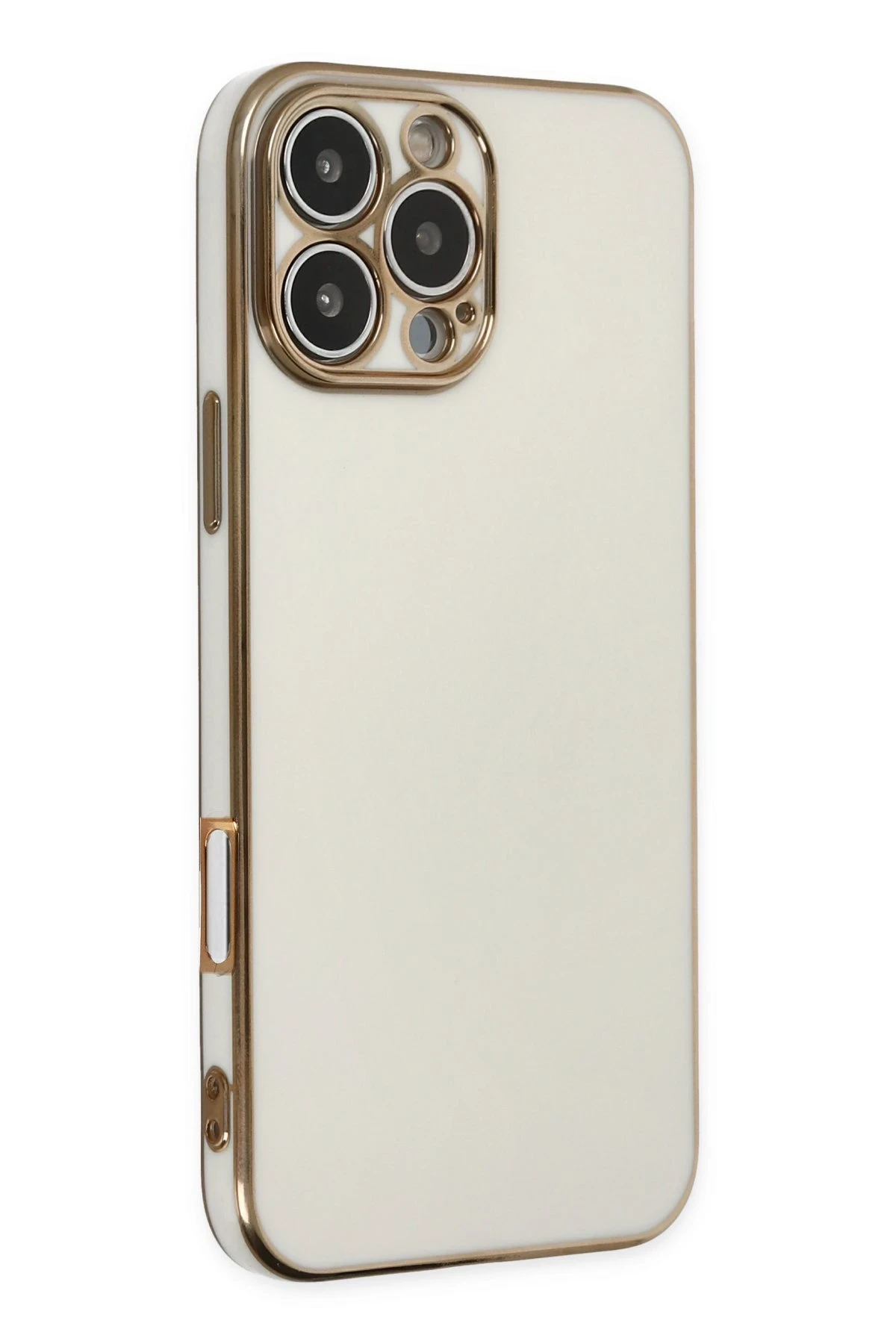 Newface iPhone 16 Pro Kılıf Volet Silikon - Beyaz