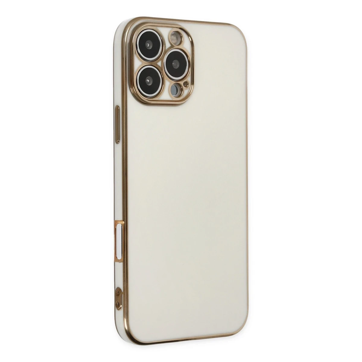 Newface Apple iPhone 16 Pro Kılıf Volet Silikon - Beyaz — görsel 3