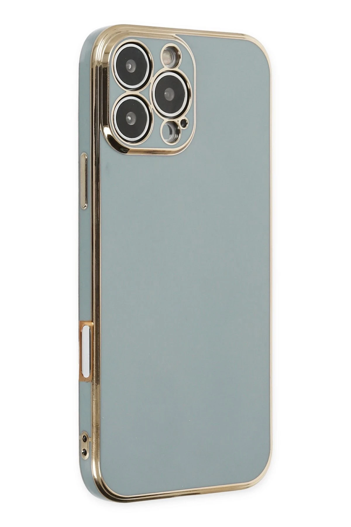 Newface iPhone 16 Pro Kılıf Volet Silikon - Açık Yeşil