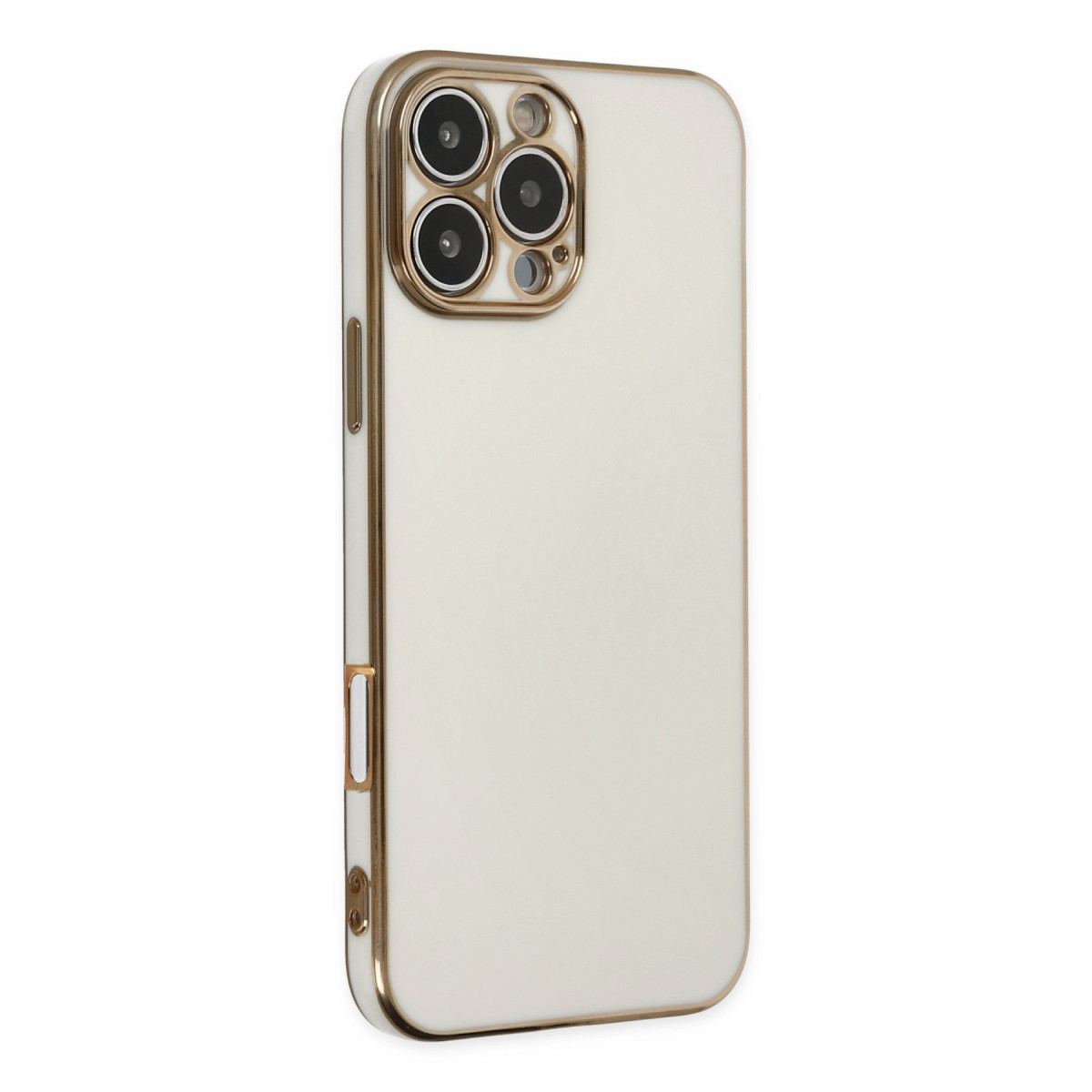 Newface Apple iPhone 16 Pro Max Kılıf Volet Silikon - Beyaz — görsel 5