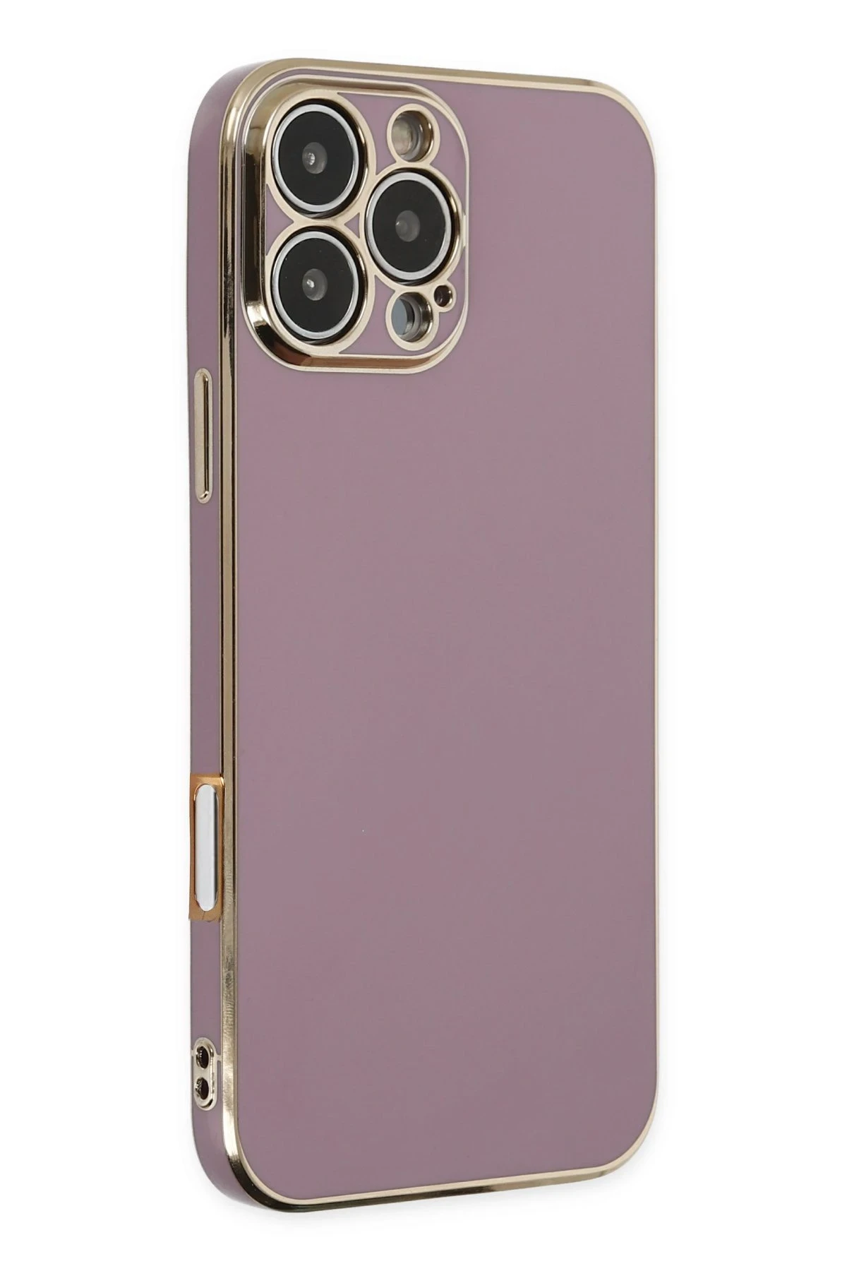 Newface iPhone 16 Pro Max Kılıf Volet Silikon - Mor