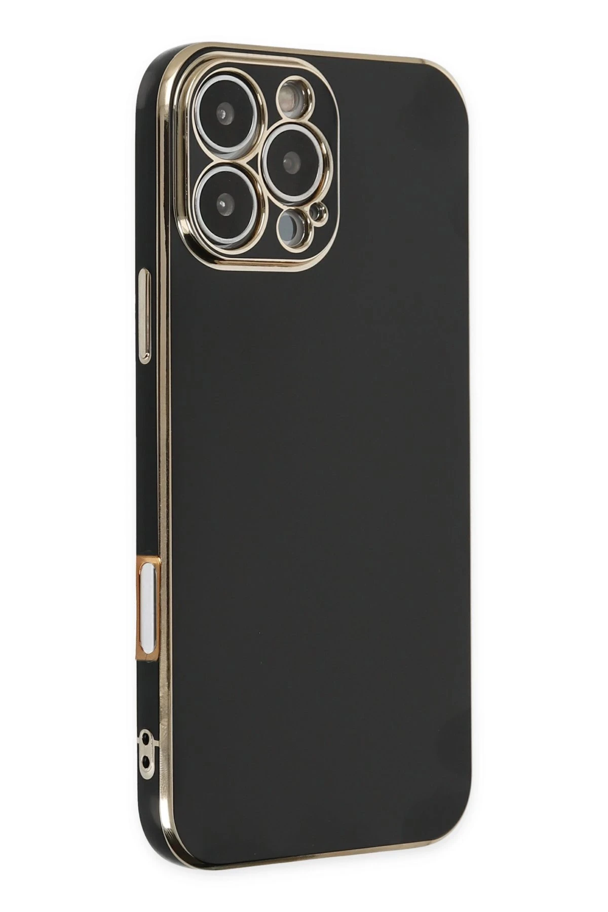 Newface iPhone 16 Pro Max Kılıf Volet Silikon - Siyah