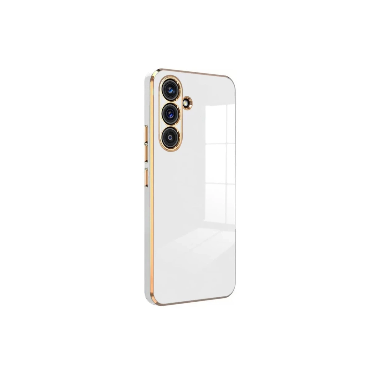 Newface Samsung Galaxy S24 FE Kılıf Volet Silikon - Beyaz — görsel 5