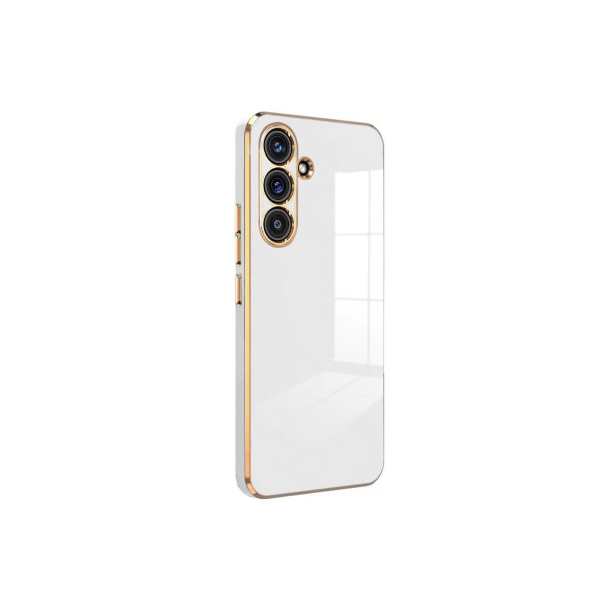 Newface Samsung Galaxy S24 FE Kılıf Volet Silikon - Beyaz — görsel 9