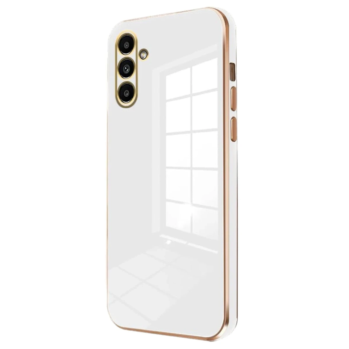Newface Samsung Galaxy S24 FE Kılıf Volet Silikon - Beyaz — görsel 6