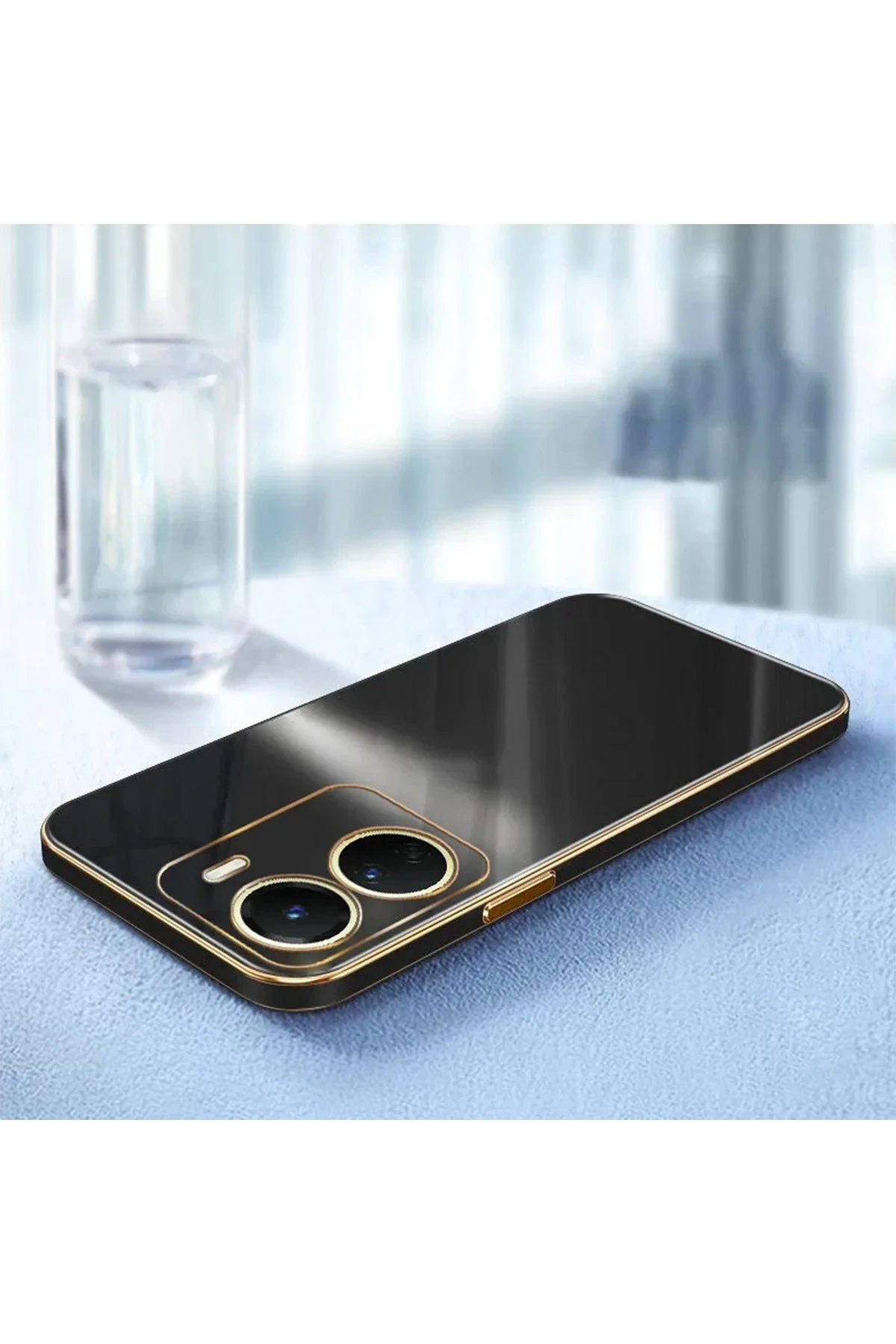 Newface Vivo Y18 Kılıf Volet Silikon - Beyaz