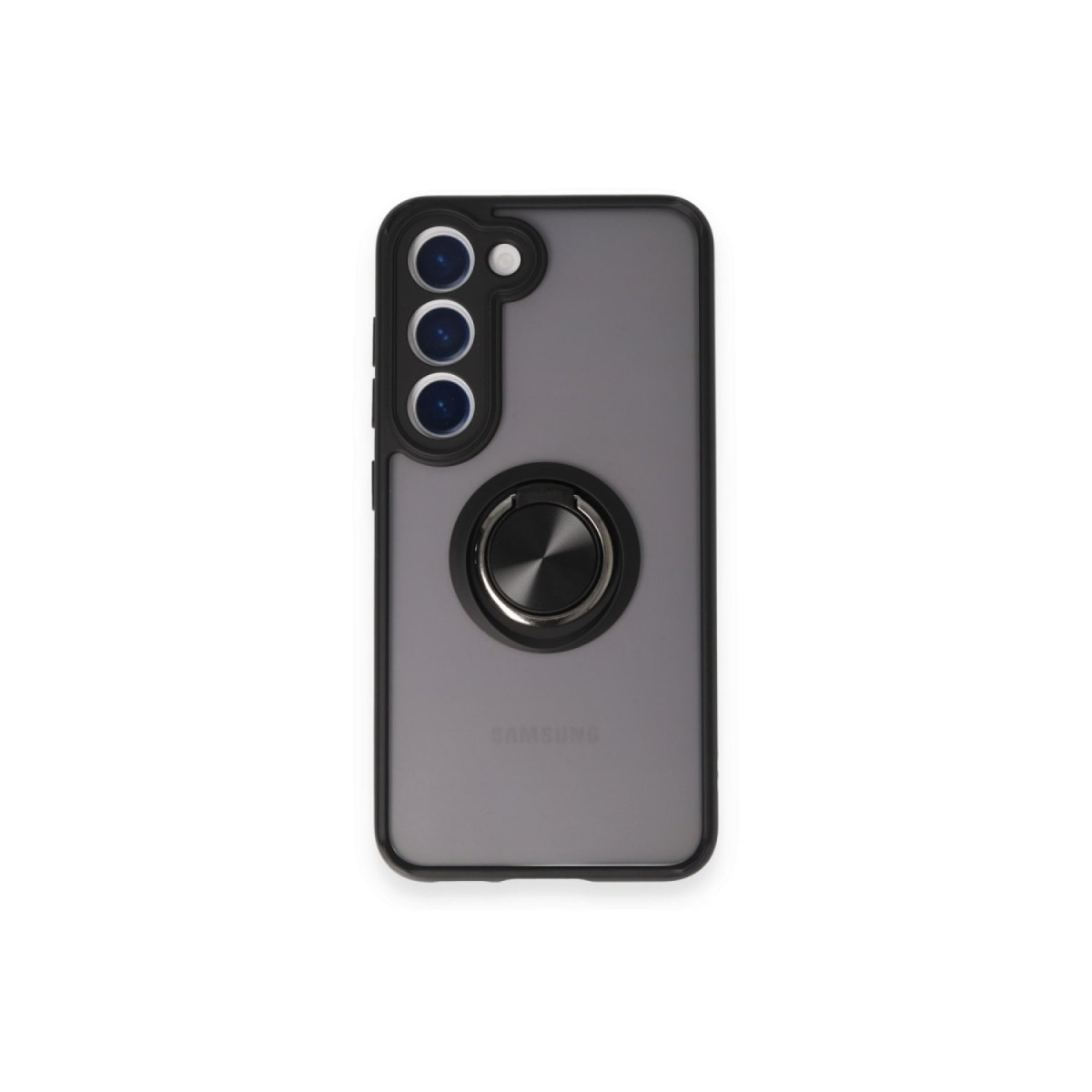 Newface Samsung Galaxy M15 Kılıf Montreal Yüzüklü Silikon Kapak - Siyah — görsel 7