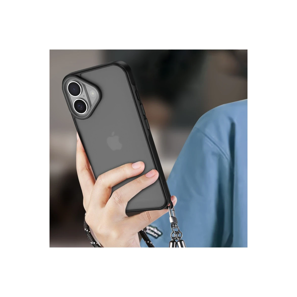 Newface Apple iPhone 16 Kılıf Elegant Kapak - Siyah — görsel 7