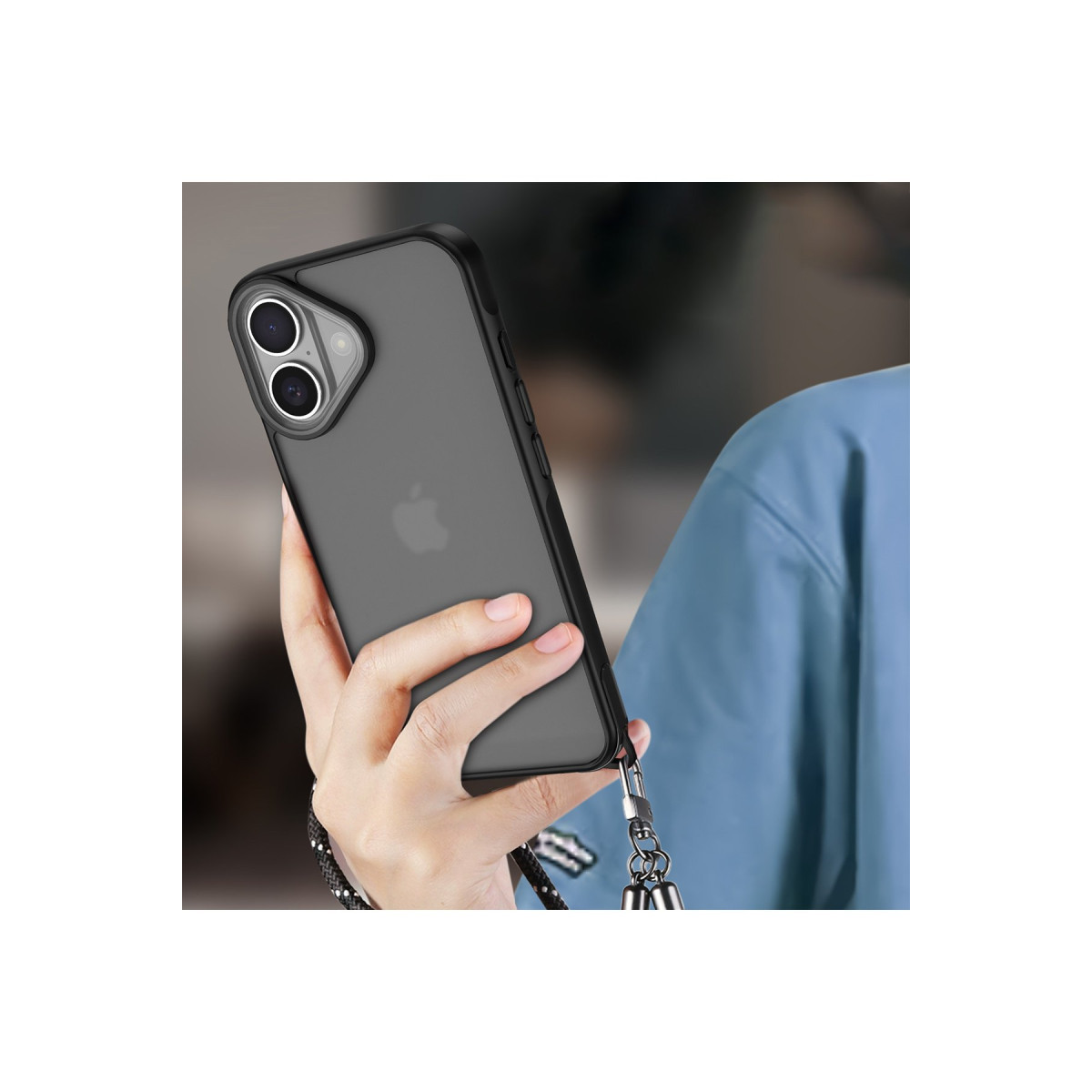 Newface Apple iPhone 16 Kılıf Elegant Kapak - Siyah — görsel 12