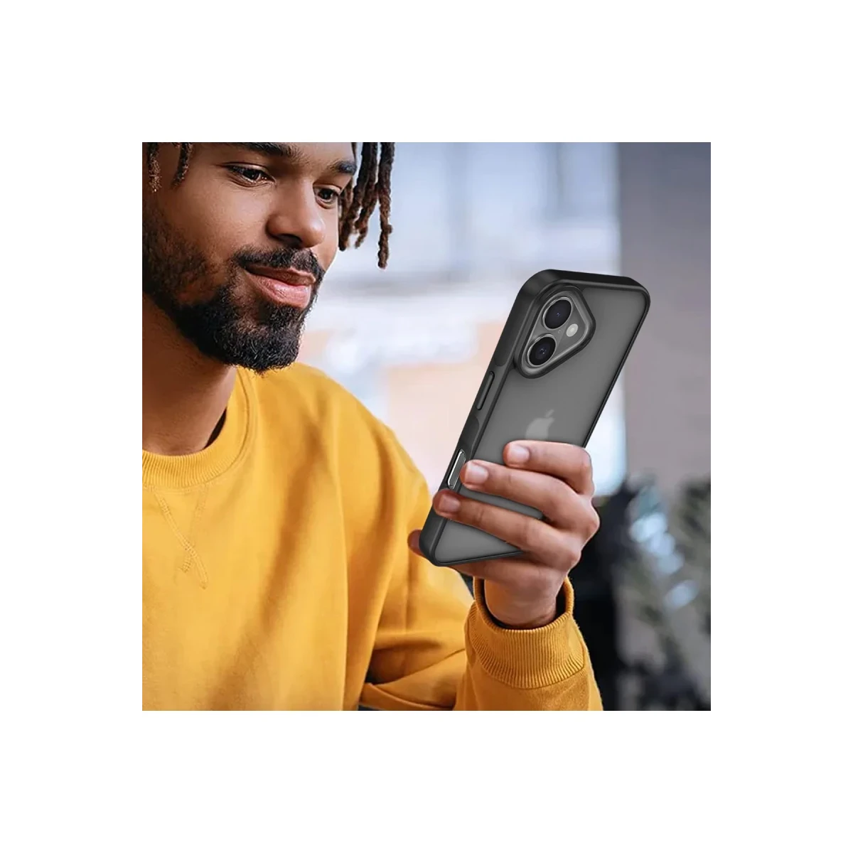Newface Apple iPhone 16 Kılıf Elegant Kapak - Siyah — görsel 8