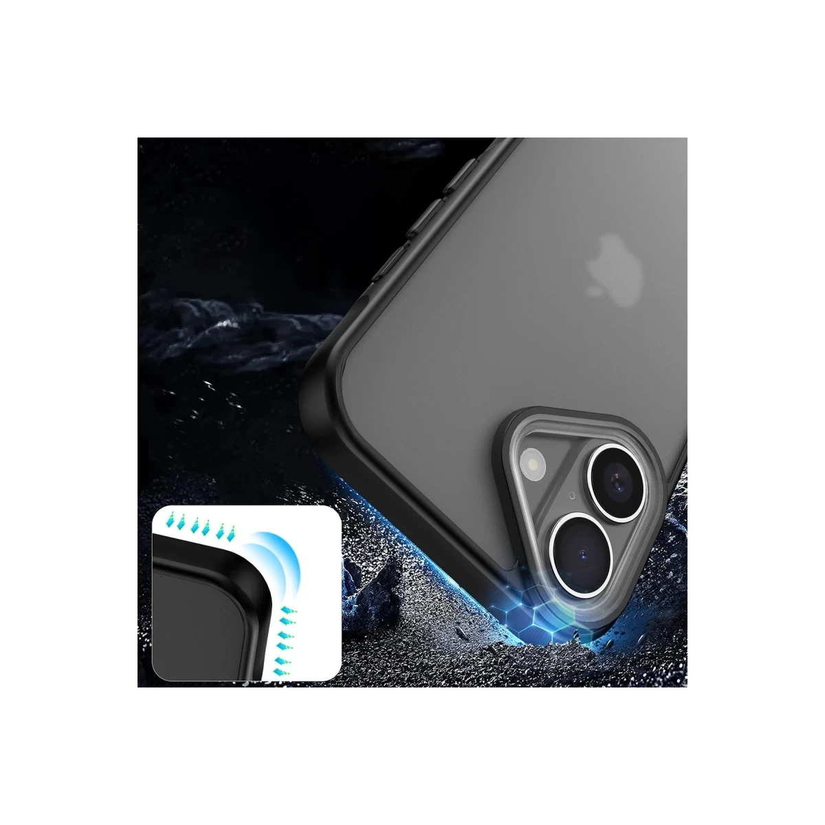 Newface Apple iPhone 16 Kılıf Elegant Kapak - Siyah — görsel 9