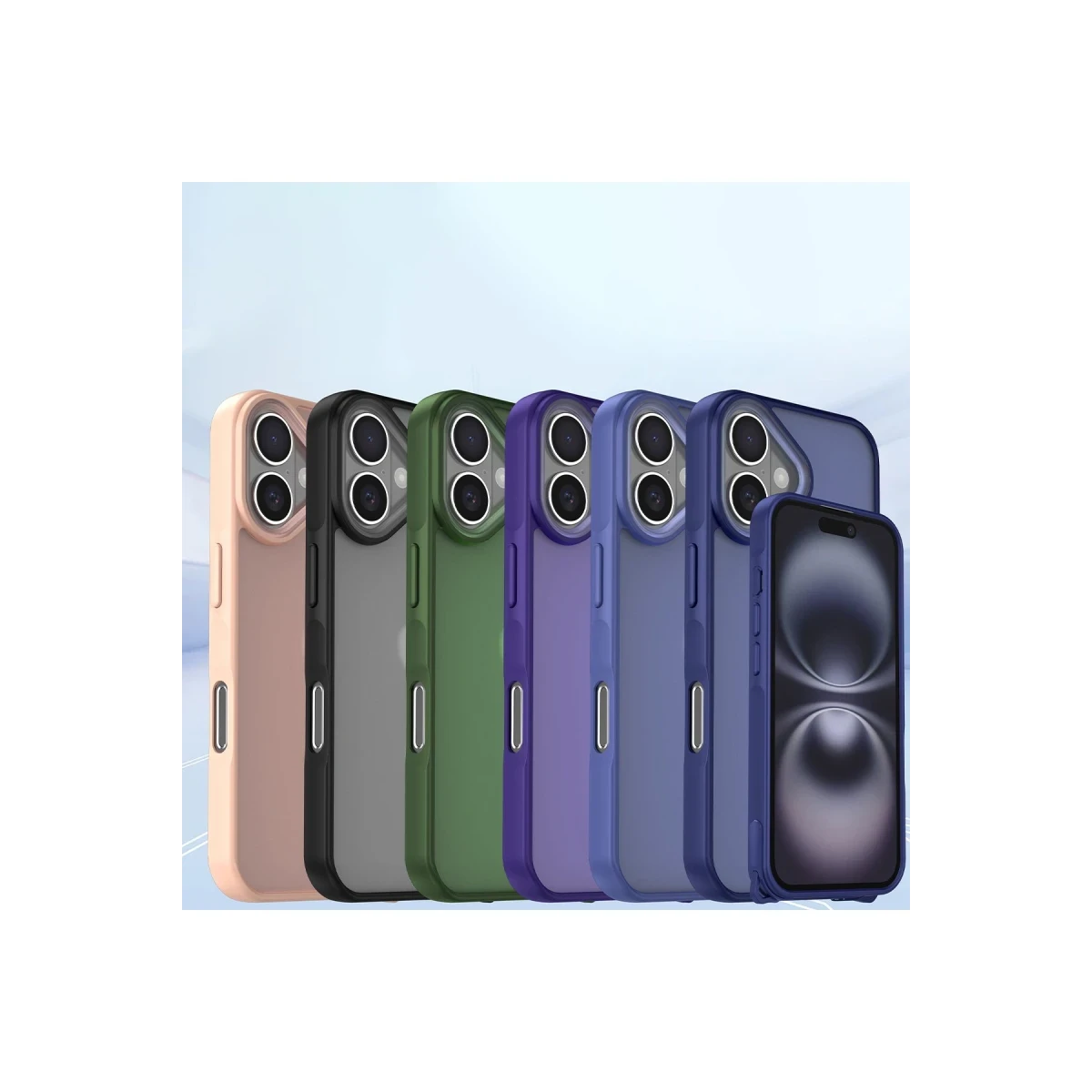 Newface Apple iPhone 16 Kılıf Elegant Kapak - Siyah — görsel 10