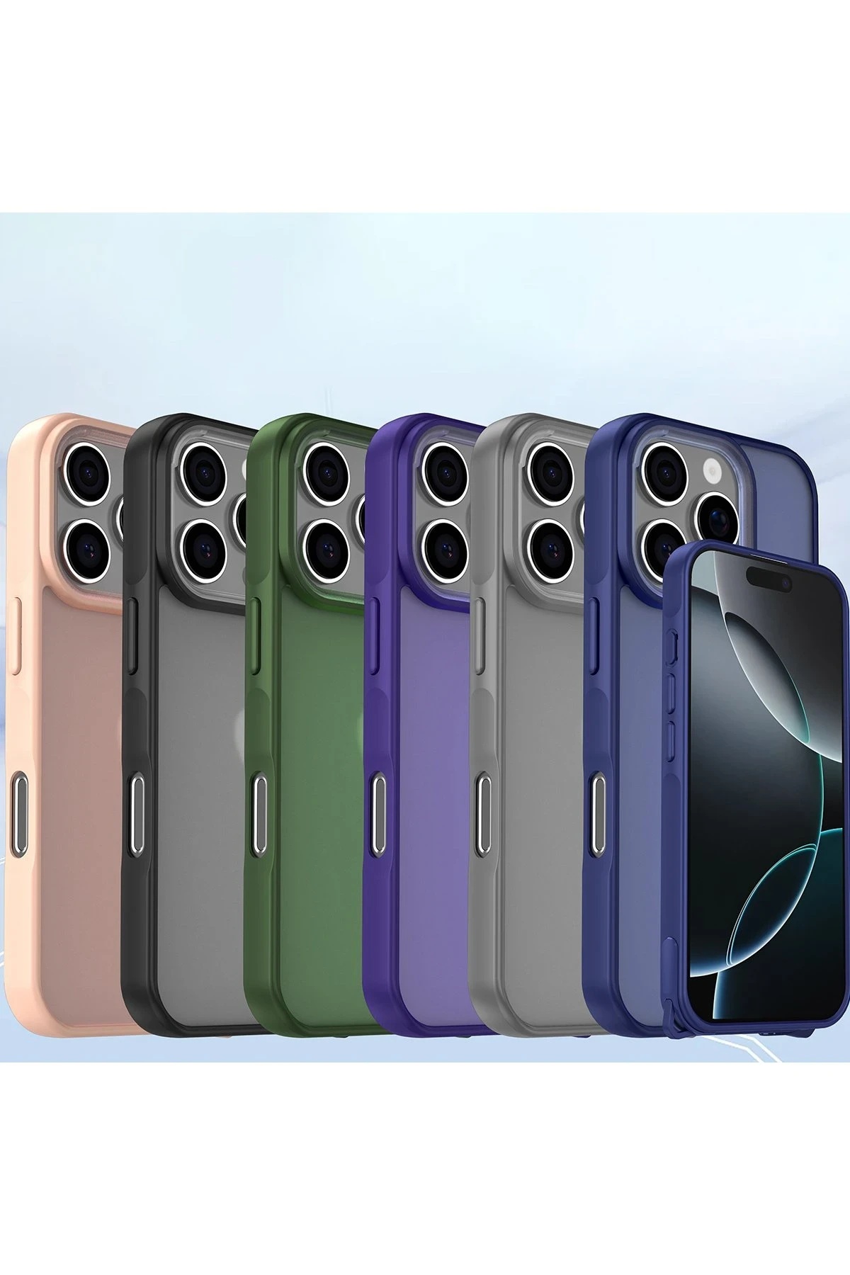 Newface iPhone 16 Pro Max Kılıf Elegant Kapak - Siyah