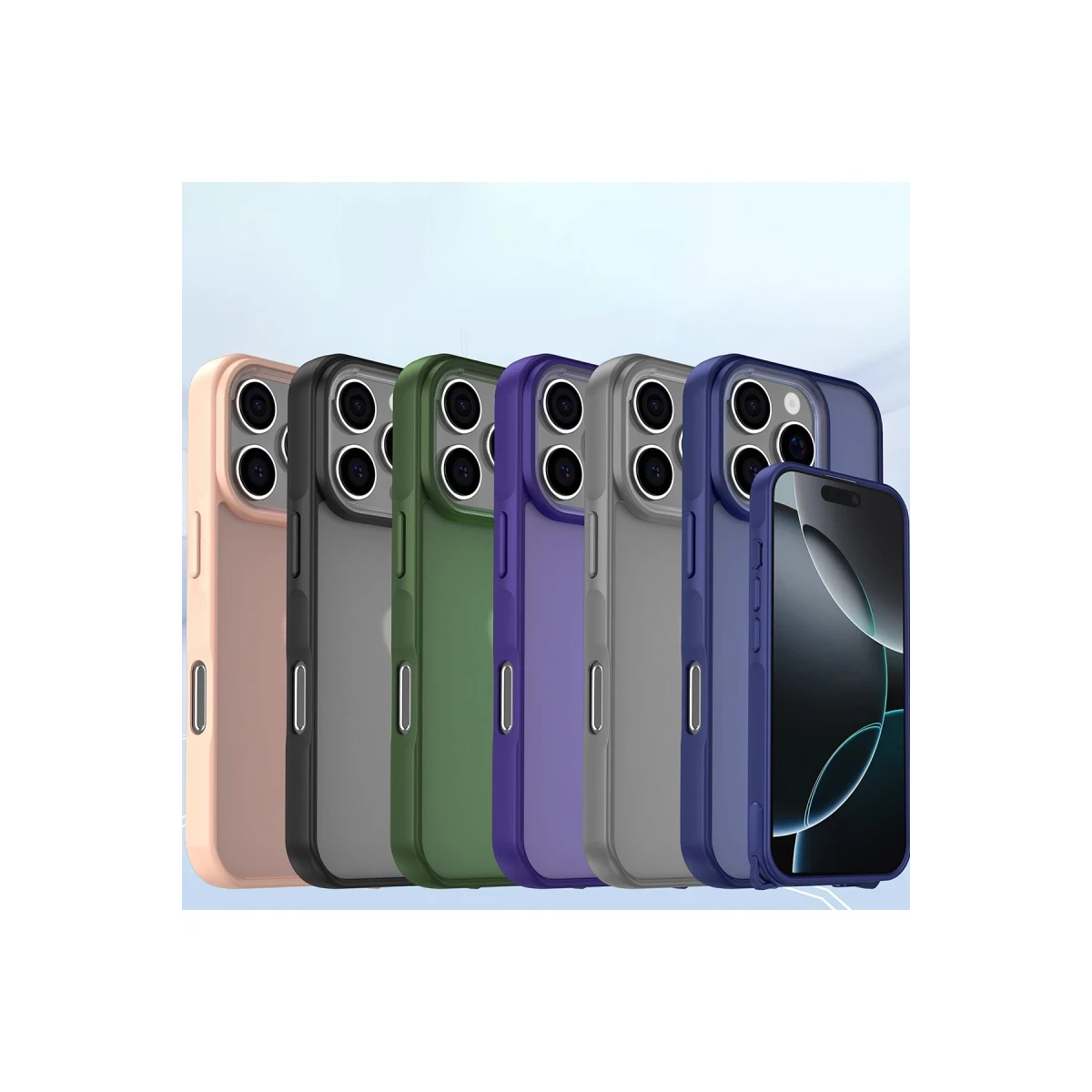 Newface Apple iPhone 16 Pro Max Kılıf Elegant Kapak - Siyah — görsel 10