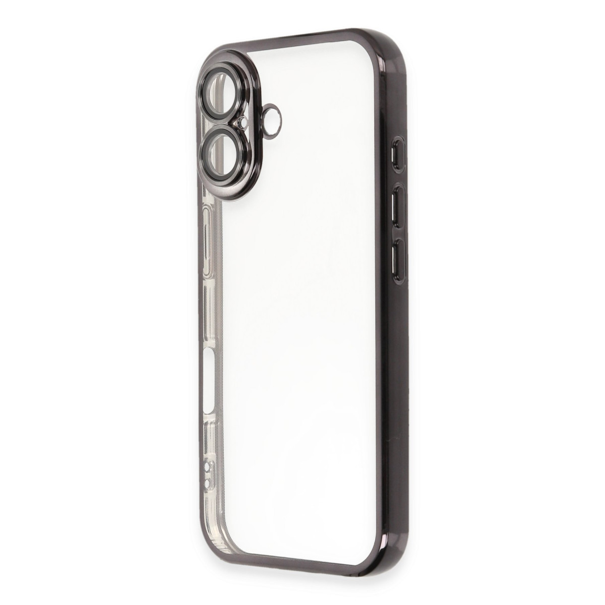 Newface Apple iPhone 16 Kılıf Razer Lensli Silikon - Siyah — görsel 6