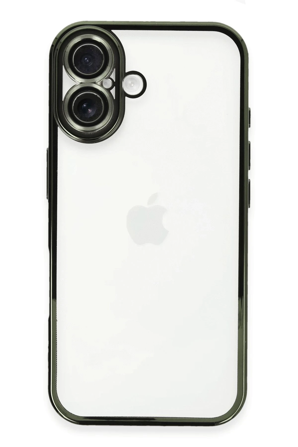 Newface iPhone 16 Plus Kılıf Razer Lensli Silikon - Yeşil