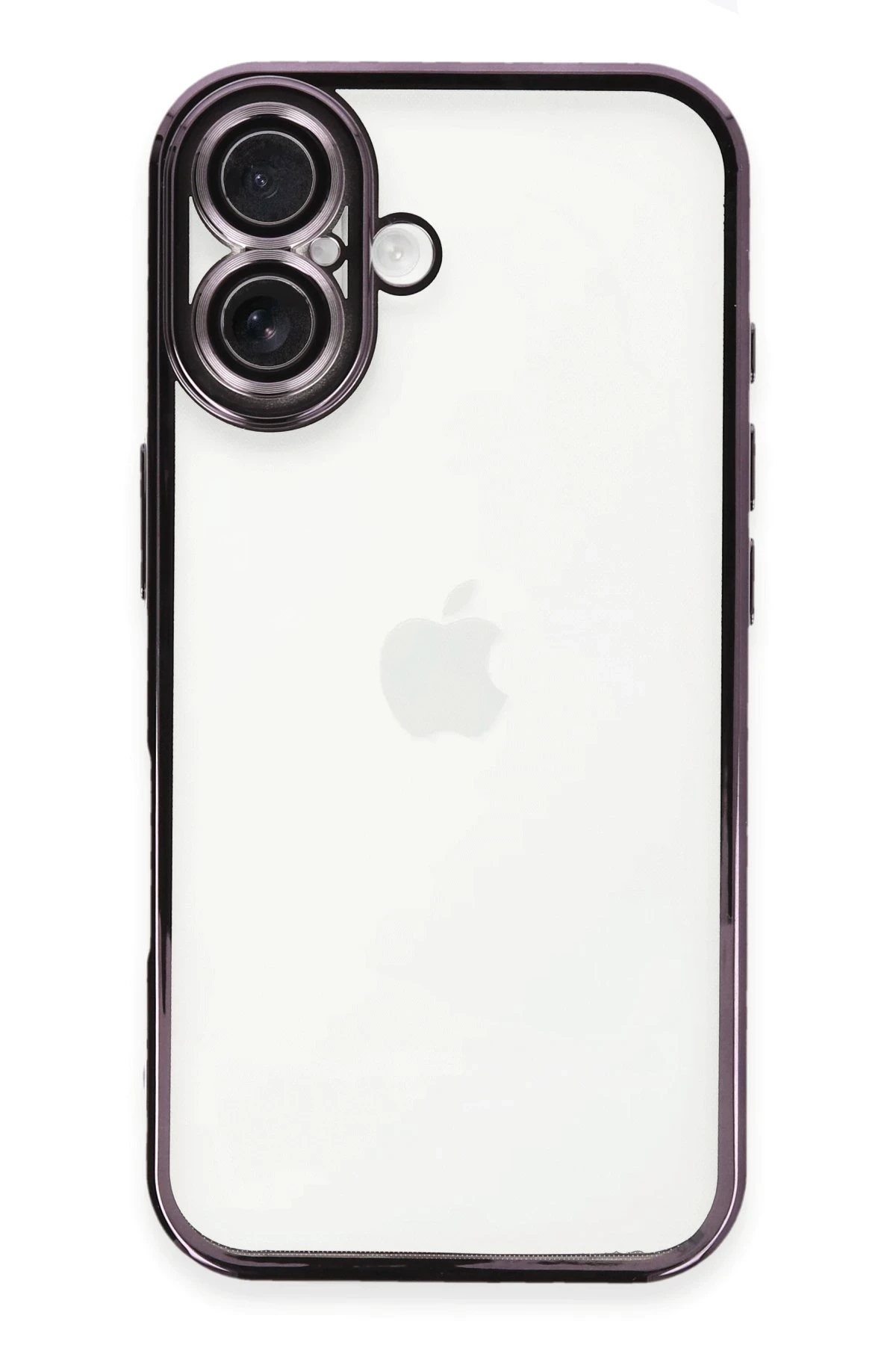 Newface iPhone 16 Plus Kılıf Razer Lensli Silikon - Mor