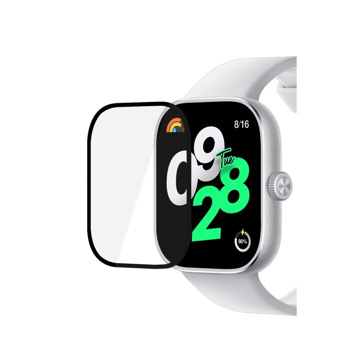 Newface Xiaomi Redmi Watch 4 Polymer Nano Ekran Koruyucu - Şeffaf — görsel 3