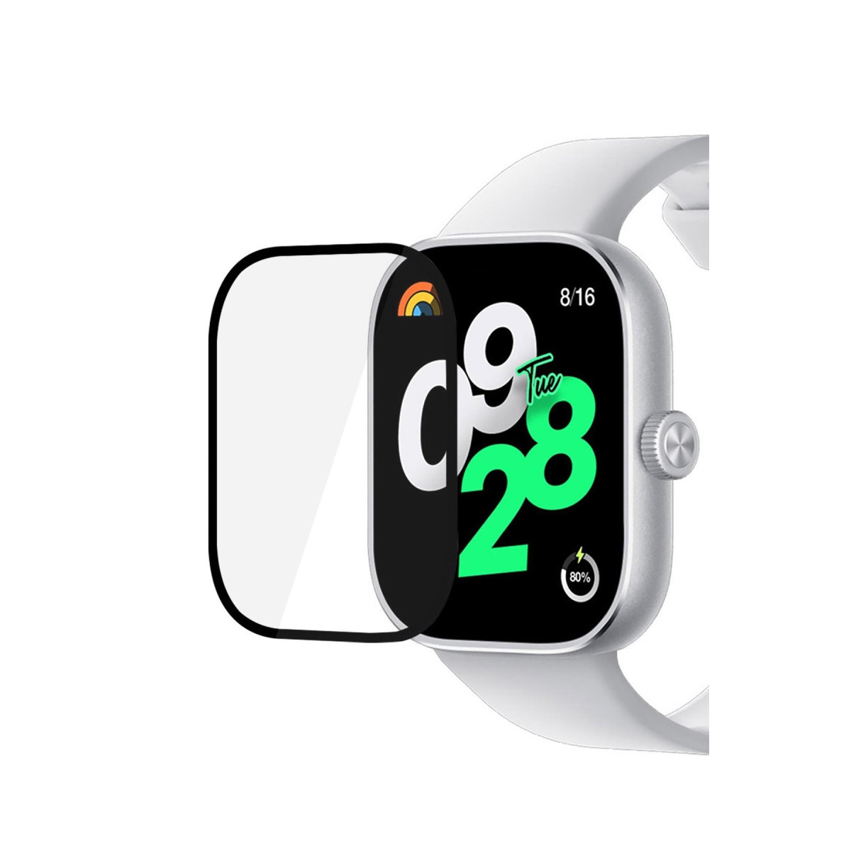 Newface Xiaomi Redmi Watch 4 Polymer Nano Ekran Koruyucu - Şeffaf — görsel 5