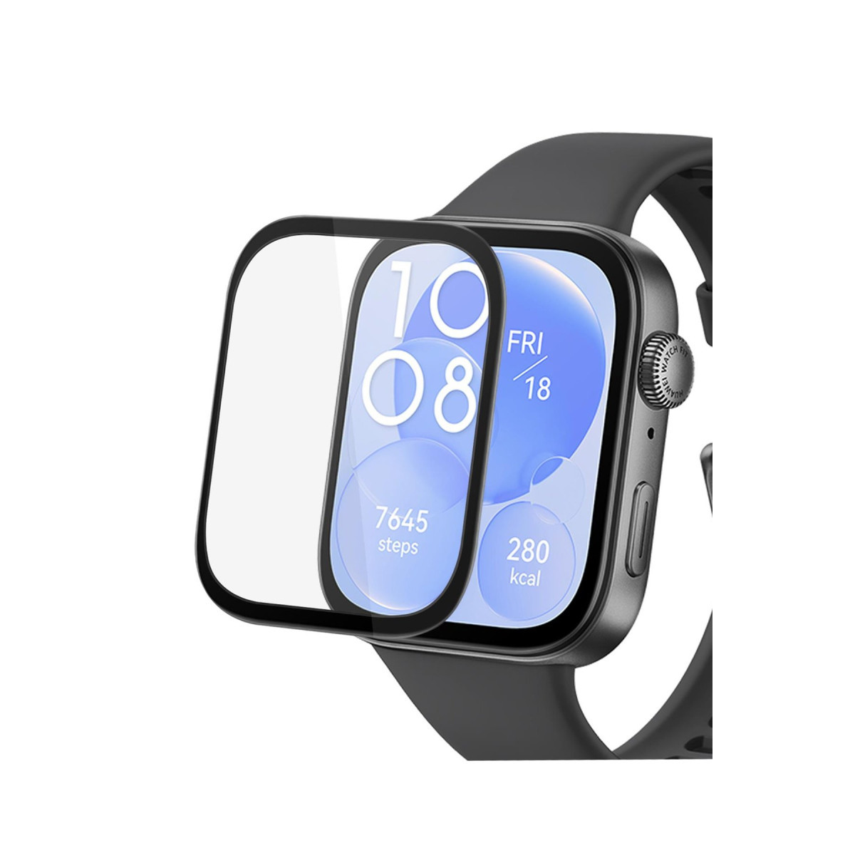 Newface Huawei Watch Fit 3 Polymer Nano Ekran Koruyucu - Şeffaf — görsel 5