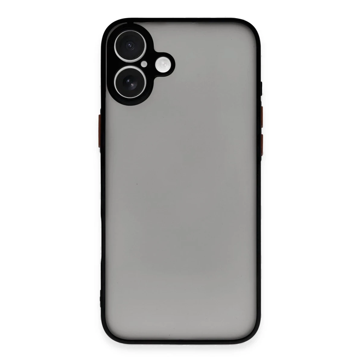 Newface Apple iPhone 16 Kılıf Montreal Silikon Kapak - Siyah — görsel 4