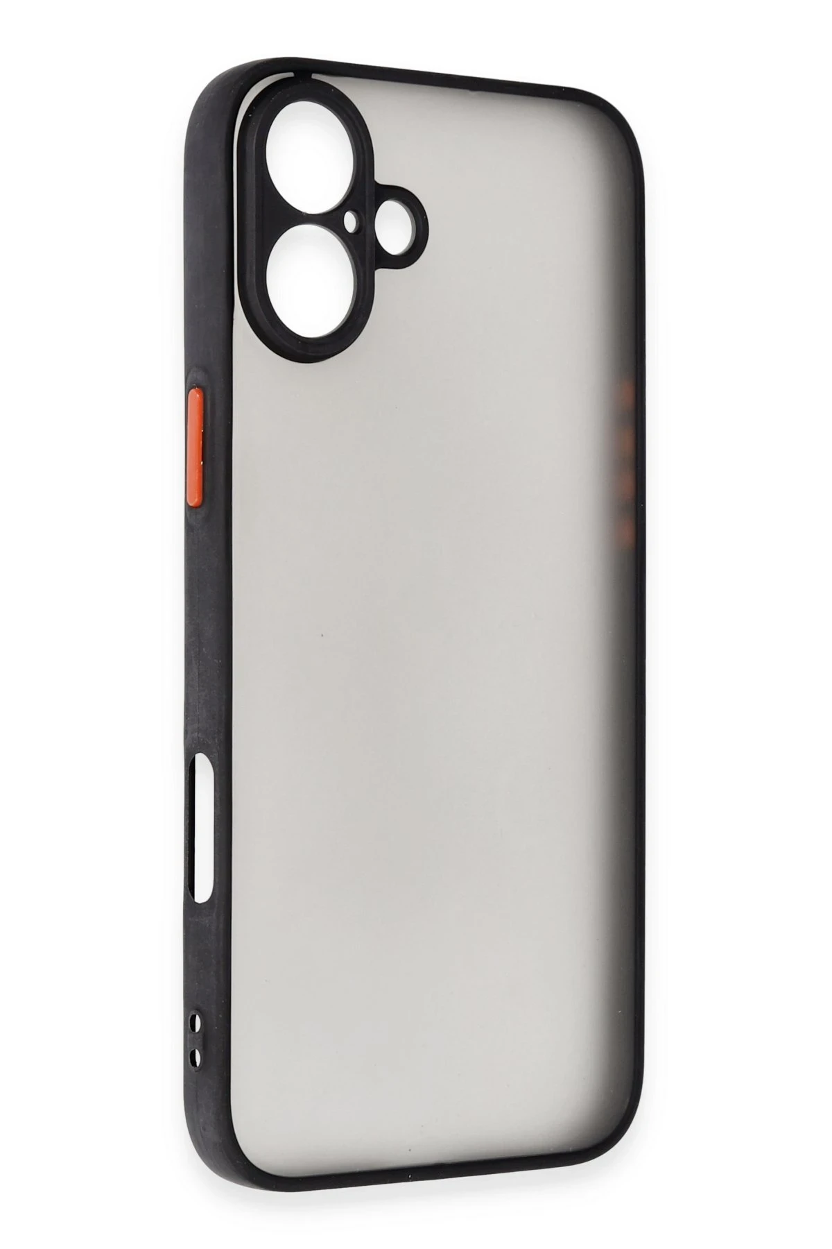 Newface iPhone 16 Kılıf Montreal Silikon Kapak - Siyah